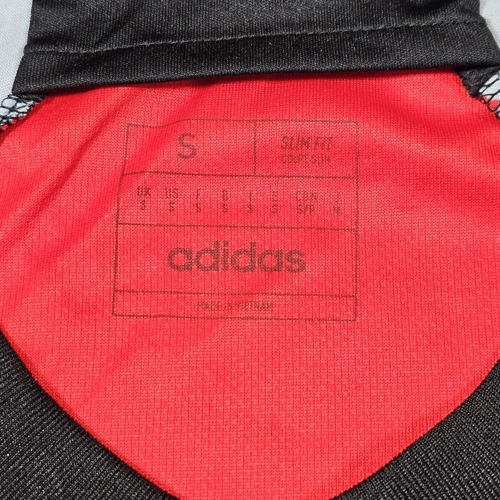 adidas Red and Black Men's Soccer Jersey - Picture 6 of 8